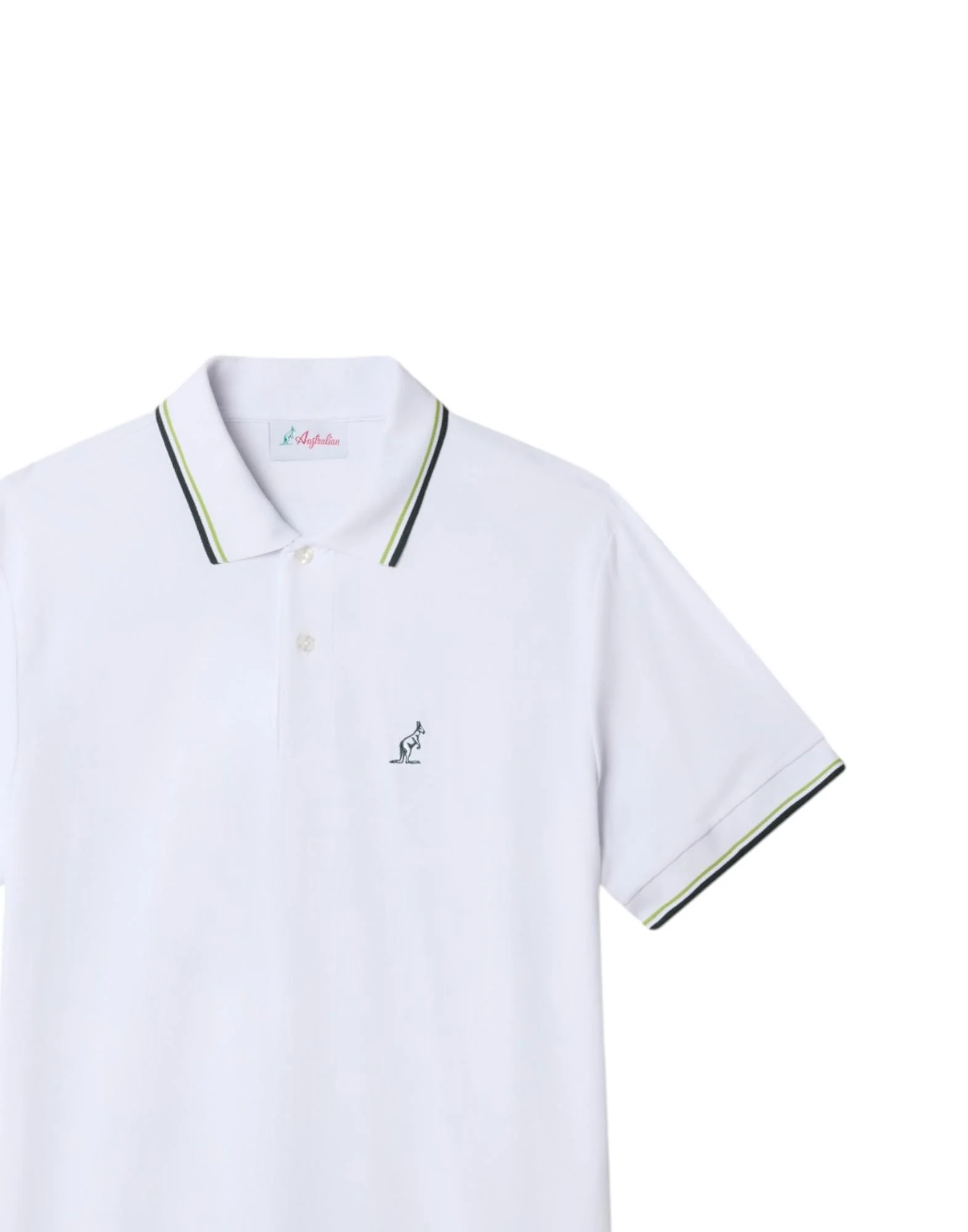Australian 2 Stripes Polo Shirt Uomo - Image 2
