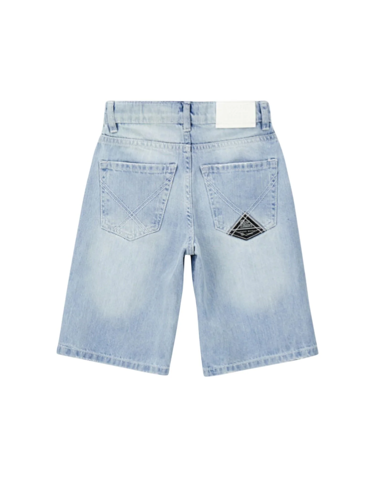 Roy Roger's Shorts in denim Stone Bleach Bambino - Image 2