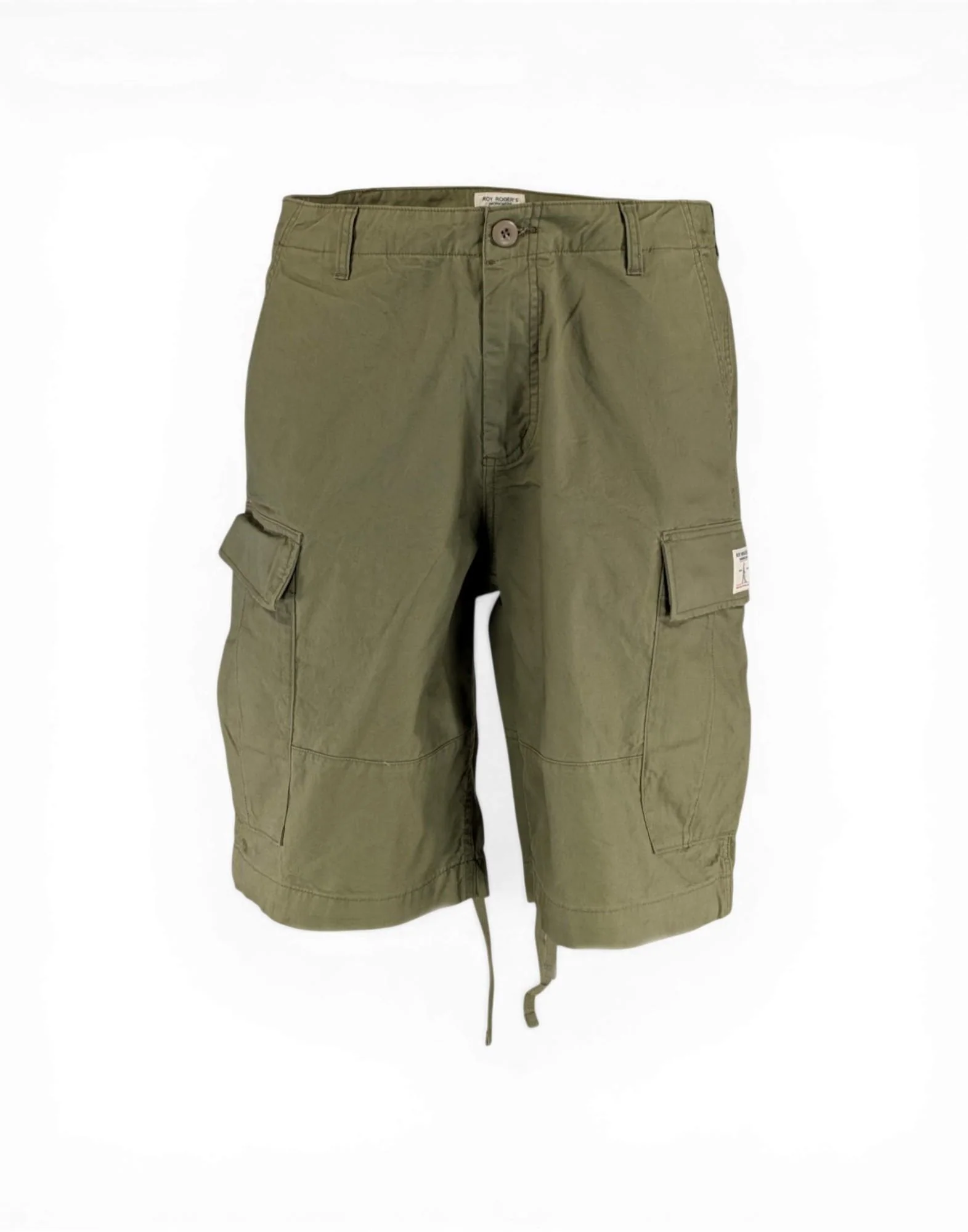 Roy Roger's Berm. Cargo Sergent Workwear Slub Popeline Uomo