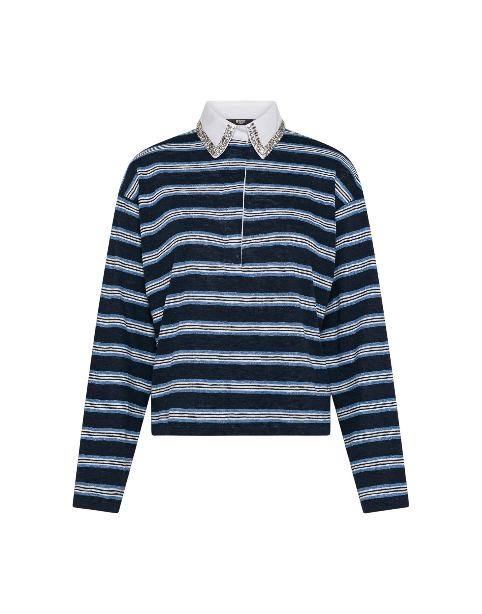 Seventy Polo rigata Donna