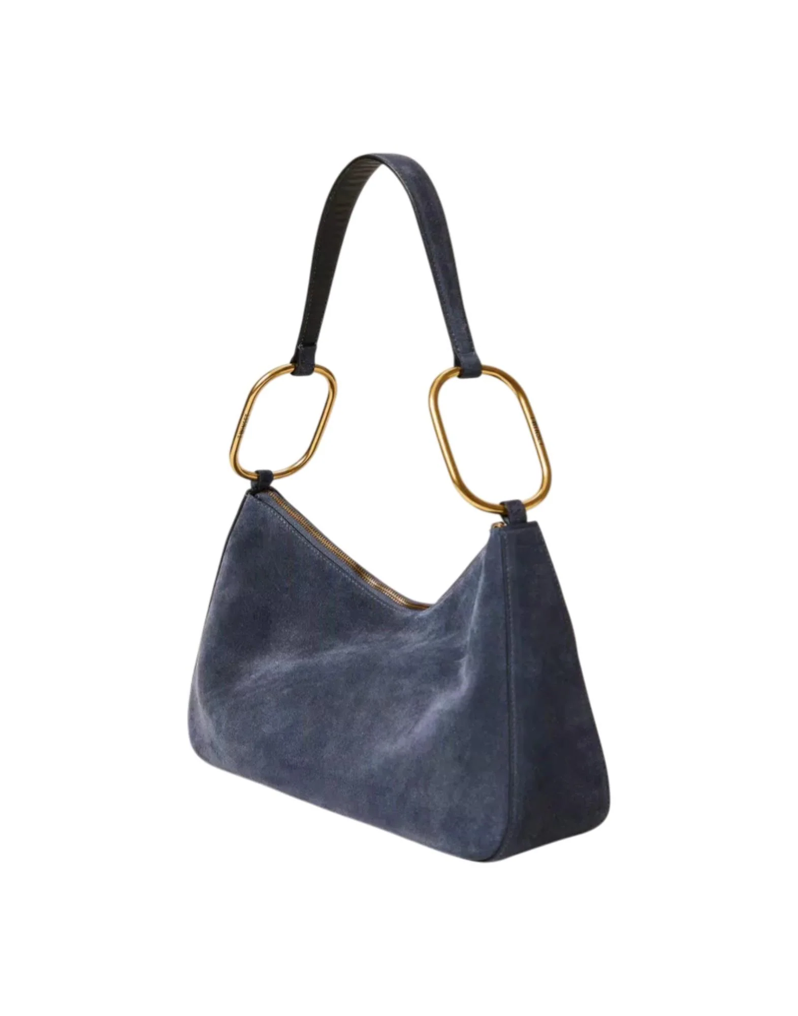 Twinset Borsa "Liliane" media in suede con anelli Donna - Image 3