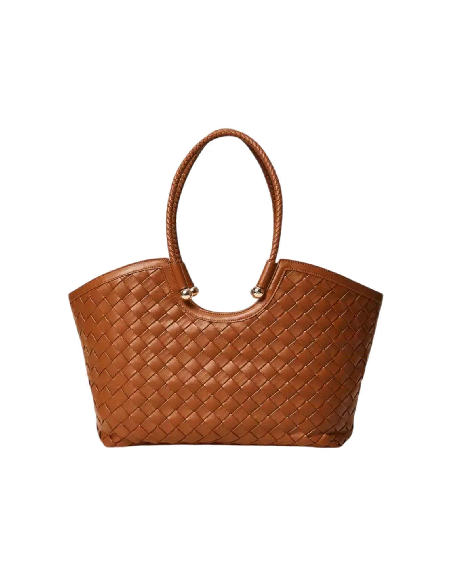 Twinset Borsa shopper intrecciata a mano Donna