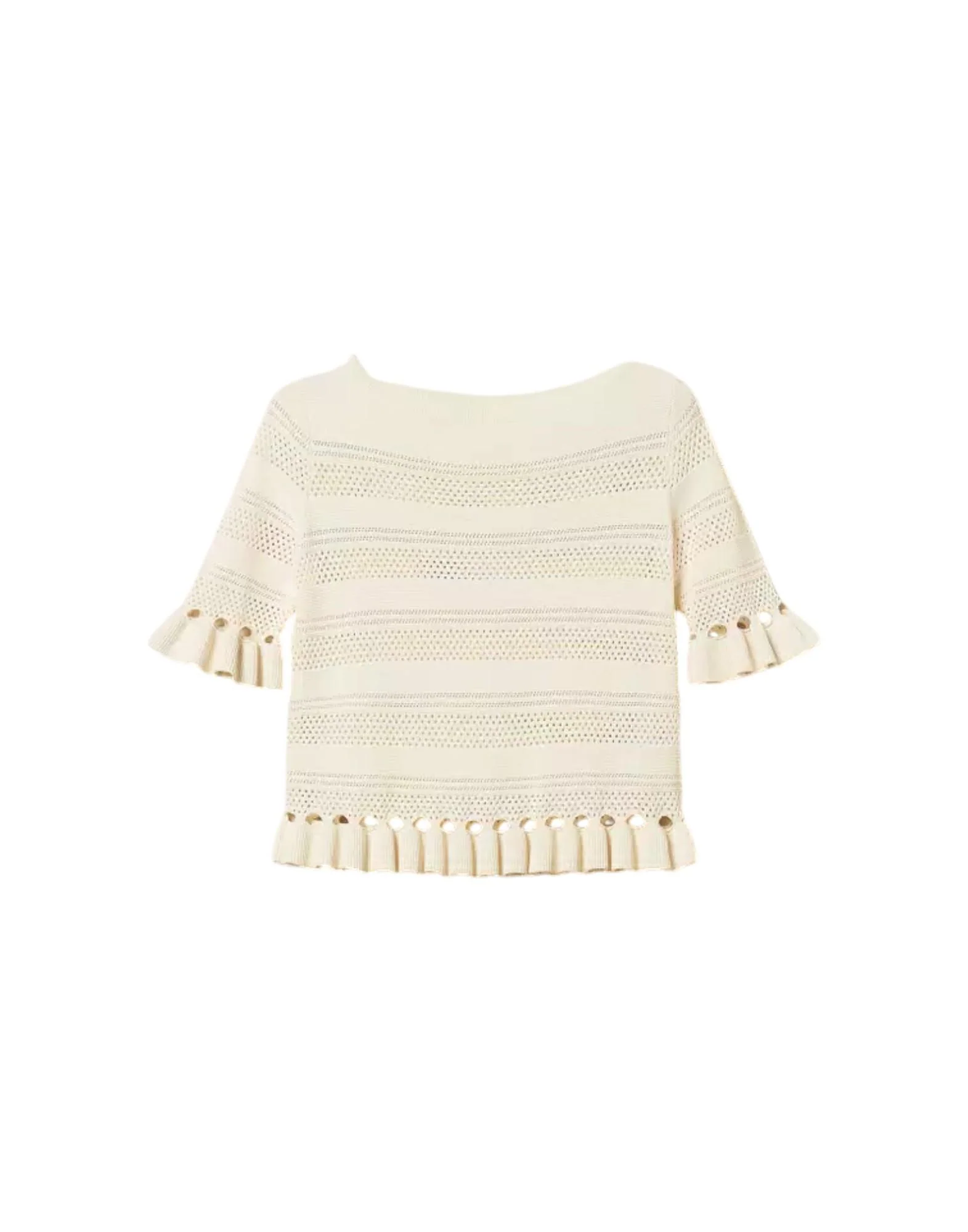 Twinset Maglia con volant Donna