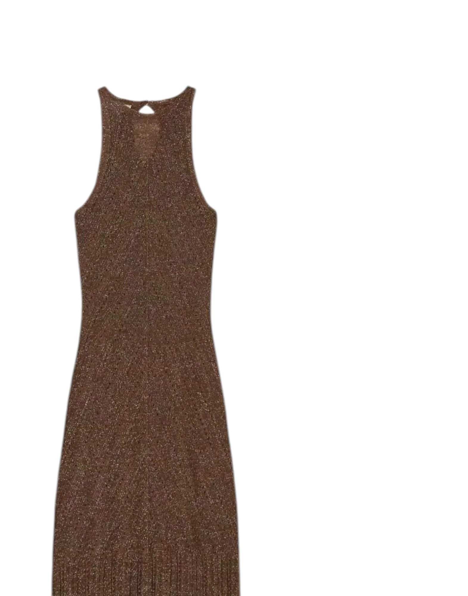 Twinset Abito Lungo Maglia Lino Lurex Donna - Image 2