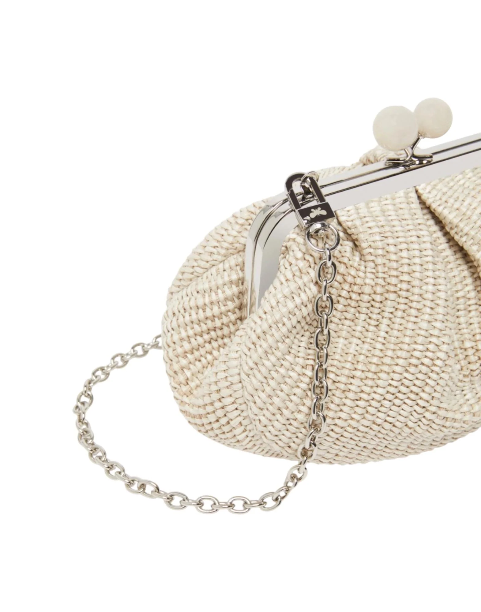 Weekend Max Mara Pasticcino Bag Small effetto rafia Donna - Image 3