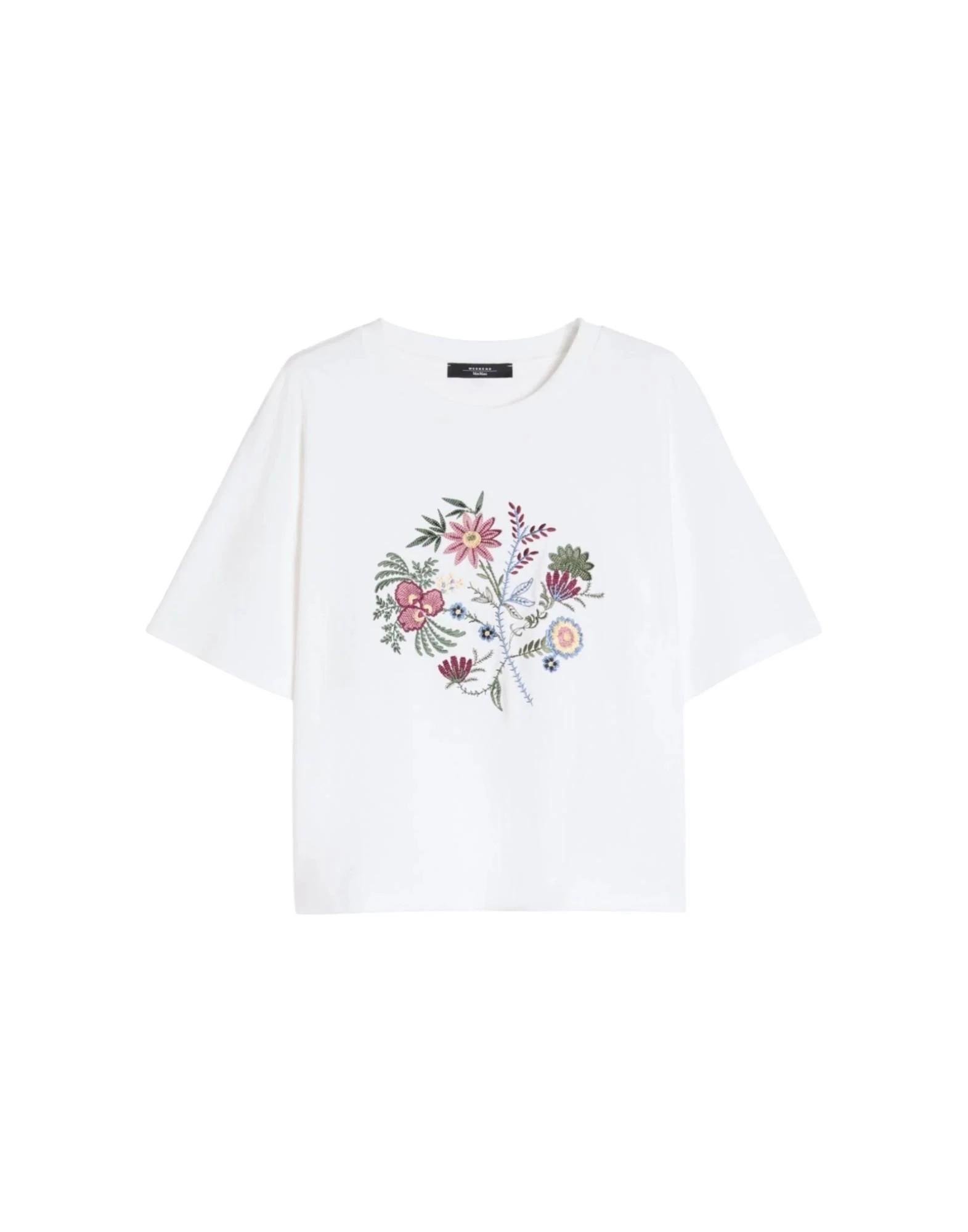 Weekend Max Mara T-shirt in jersey di cotone con stampa Donna